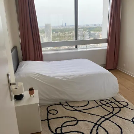 Apartment Paris La Defense Eiffel Tower Outlook Puteaux Extérieur photo