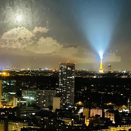 Apartment Paris La Defense Eiffel Tower Outlook Puteaux Extérieur photo