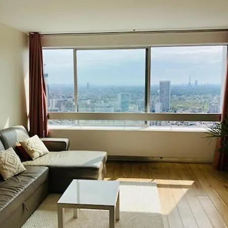 Apartment Paris La Defense Eiffel Tower Outlook Puteaux Extérieur photo