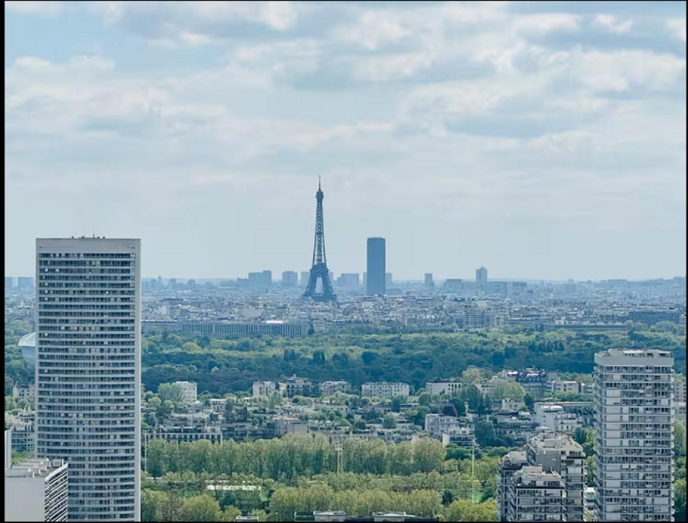 Paris La Defense Eiffel Tower Outlook Appartement Puteaux
